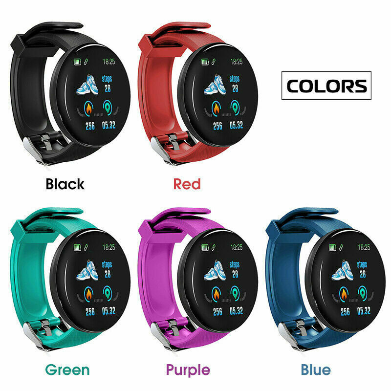 D18 Smart Horloge Hartslag Horloge Smart Polsband Sport Bloeddruk Smartwatch Smart Band Waterdichte Smartwatch Android Y68