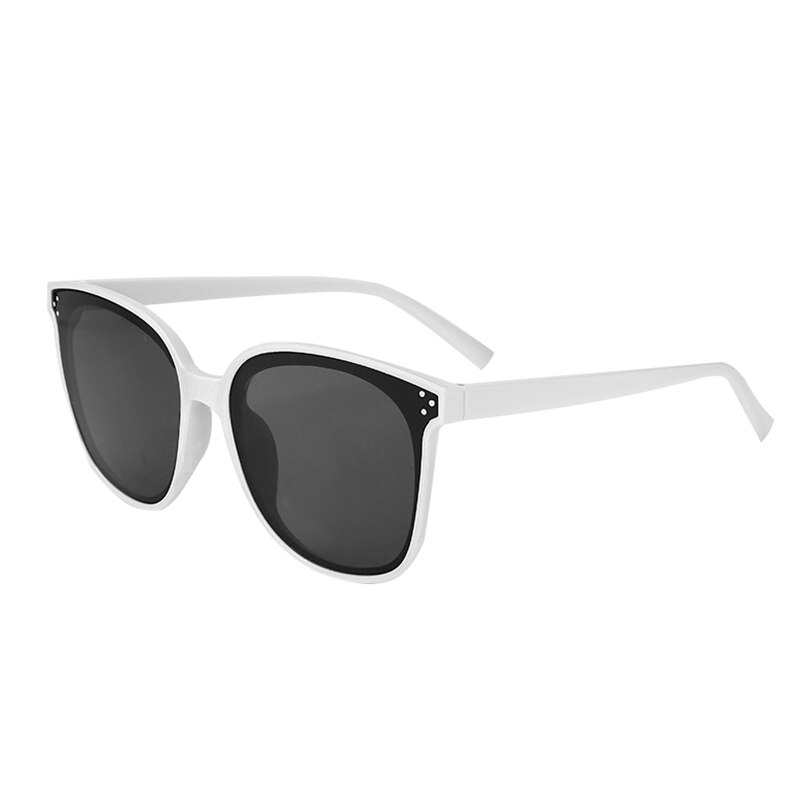 Mode Unisex Zonnebril Mannen Vrouwen Retro Klassieke Reizen Wandelen Bril UV400 Zonnebril Eyewear: White