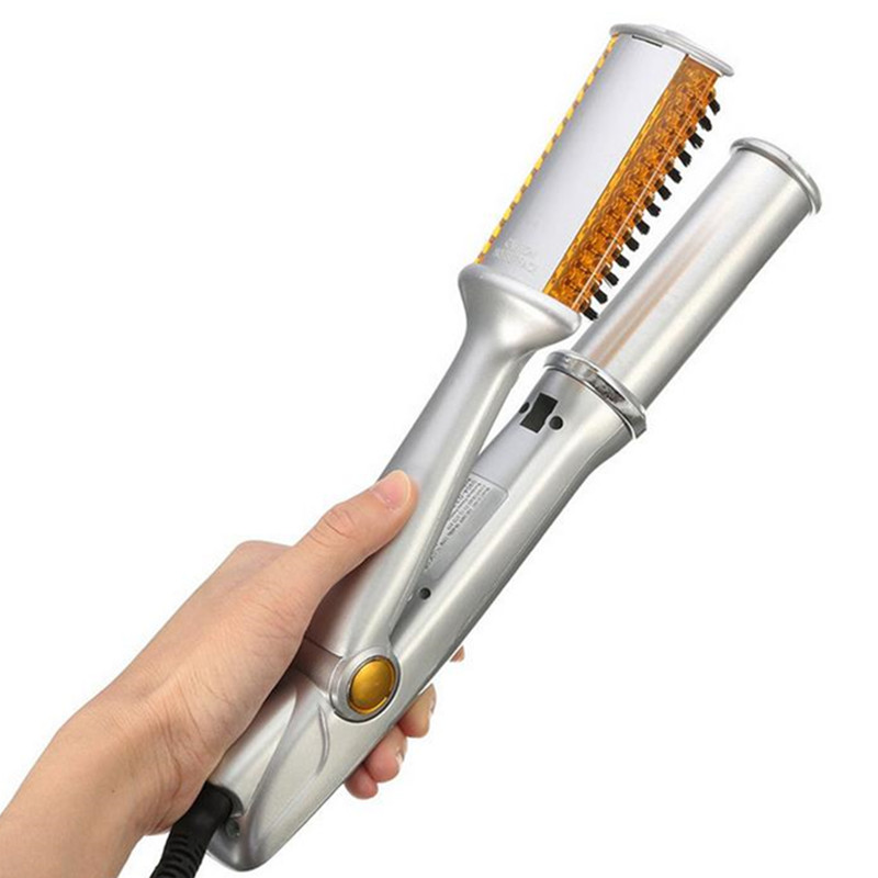 Professionele Haar Borstel 2 In 1 Haar Curling & Stijltang Elektrische Krulspelden Rechttrekken Snelle Warmte Haar Styling Tool 40 #1