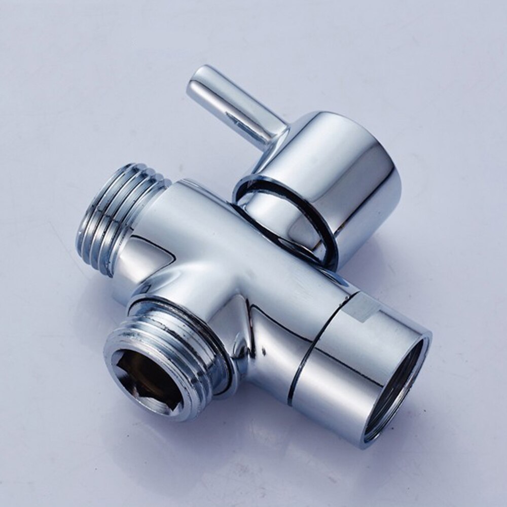 Brass Diverter Valve 3 way Water Separator Shower Tee Adapter Adjustable Shower Head Diverter Valve Bathroom Accessories