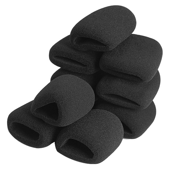 Microphone 10 Pcs/Set Grill Foam Cover Audio Mic Shield Sponge Cap Holder SGA998