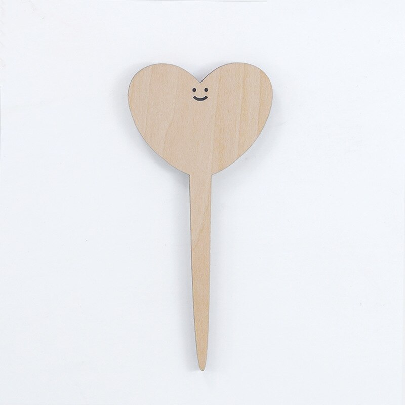 KKSTY 100 Stuks Houten Plantetiketten – Natuurlijke Tuinlabels Voor Zaailingen En Bloempotten, 11,4 X 1 Cm
