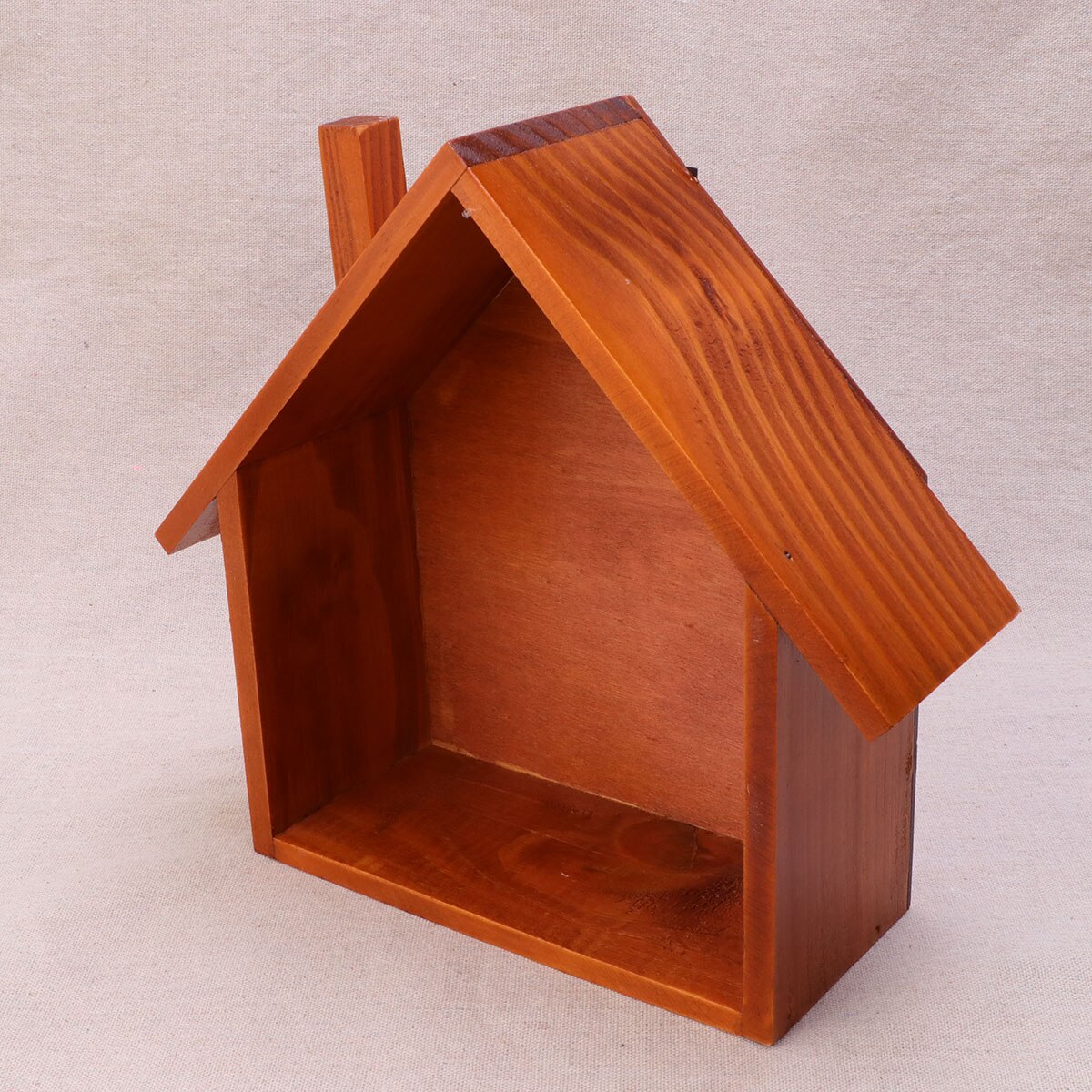 1 Pc Wall Shelf Wooden Storage Rack Storage Organizer Display Box for Office Bedroom