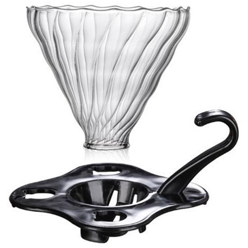 Filtre de café en verre entonnoir | Dripper de café intelligent, filtre de café en verre, Pour le café, goutteur d'entonnoir