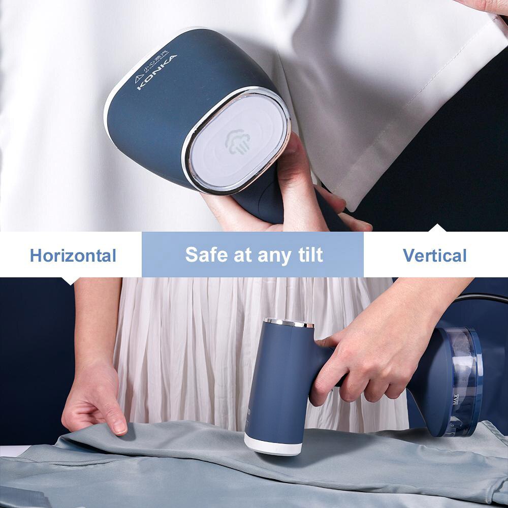 KONKA Handheld Mini Steamer Iron Fast-Heat 1200W Powerful Garment Steamer Portable 140ML Steam Ironing Machine for Home Travel