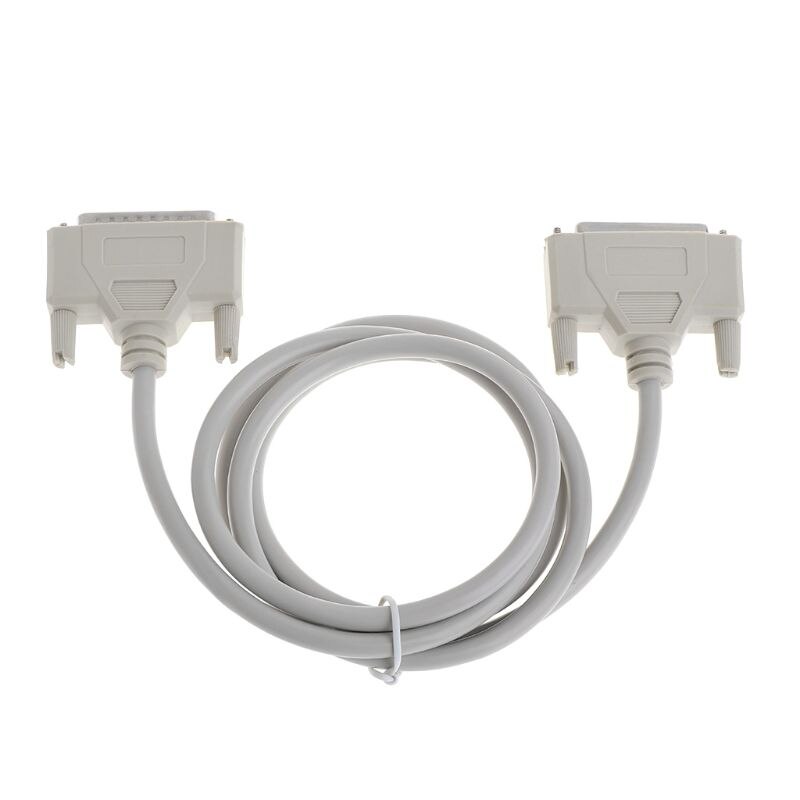 Printer Cable DB25 Male to Female 25 Pin Extension Line Parallel Port Computer 1.5m: 1.5M