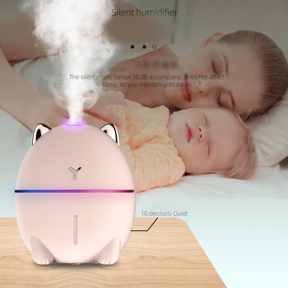 USB Mini Air Humidifier for HomeUltrasonic Air Humidifier Aroma Essential Oil Diffuser for Car Mist Maker Diffusers Air Fresher