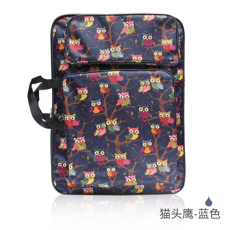 Cute Cartoon Animal Drawing Set Art Bag A3 Sketch Pad/Drawing Kit 8K Art School Bag Painting Bags for Kids Sketch Bag