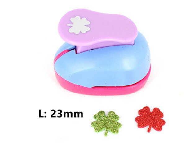 Poinçon artisanal en forme de trèfle à quatre feuilles, scrapbook en mousse eva, 3/8 &quot;,5/8&quot;,1 &quot;,1.5&quot;,2 &quot;,3&quot;,: 1pc 23MM