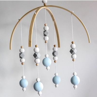 52 Cm * 32 Cm Diy Macaron Kleur Houten Bal Decor Banner Babykamer Decoratie Beddengoed Bumpers Kids Party Ballen kids Girls Room Decor: K