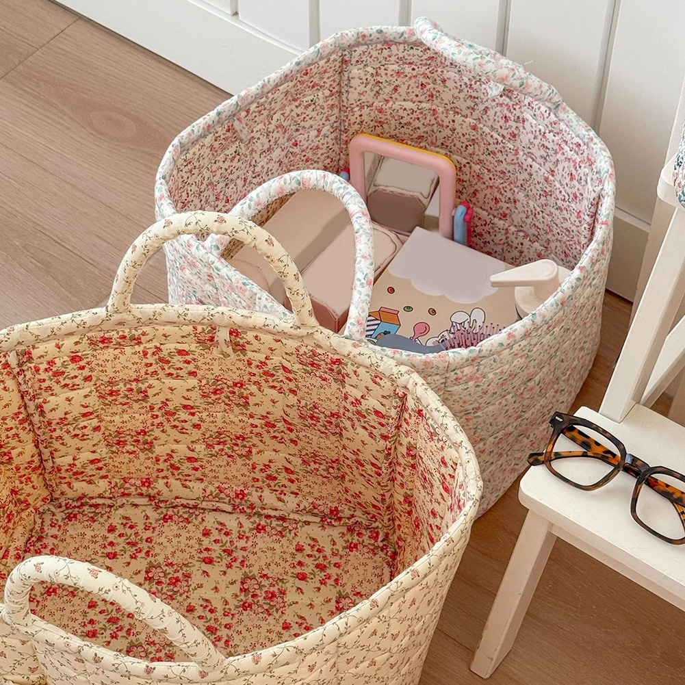 Bloemenwasmand Draagbare opvouwbare opbergtas met grote capaciteit en handvatten Wasmand voor kleding en diversen