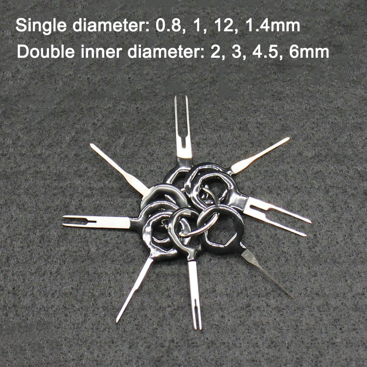 18 stk bil ledningsnet stik terminal ekstraktion pick stik stik fjern værktøjssæt  c44