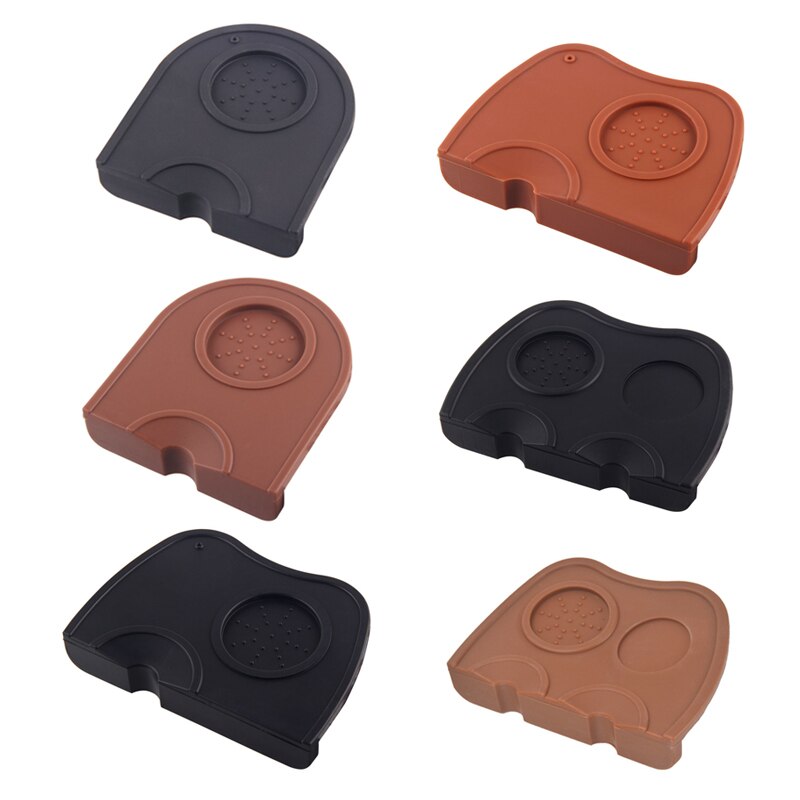Coffee Press Powder Pad Anti-slip Corner Filler Mat Home Bar Silicone Espresso Coffee Tamper Mat Home Kitchen Coffee Accesories