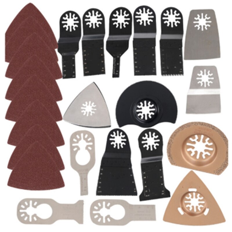 41 sztuk narzędzie wielofunkcyjne oscylator zestaw ostrzy piły dla Fein Bosch Makita narzędzie wielofunkcyjne B1 renowator akcesoria robić elektronarzędzi