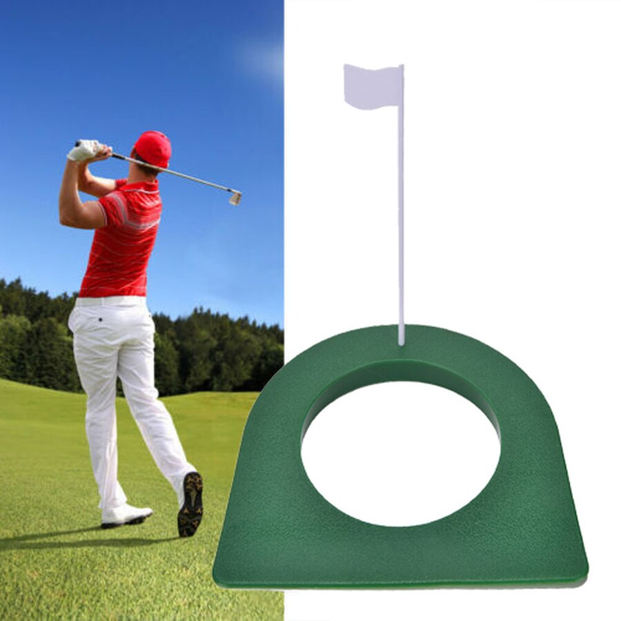 Golf Practice Putting Cup Indoor Outdoor Gold Putter Training Aids Regulation Cup