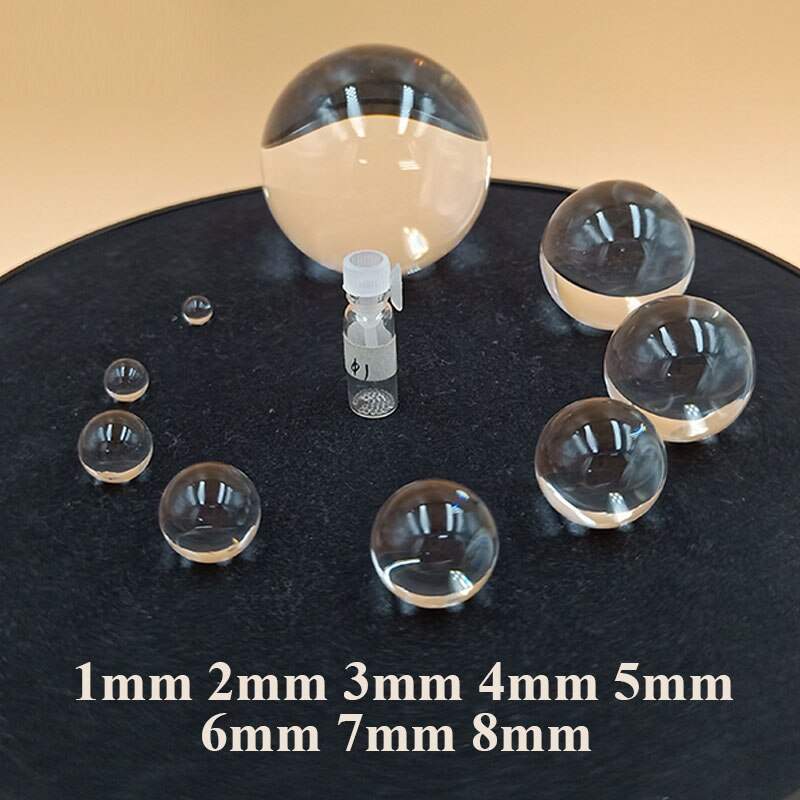 Round Ball Lens Diameter 1mm~40mm (BK7) K9 Optical Glass Solid Glass for Endoscope Sensors Optical Fiber Communication