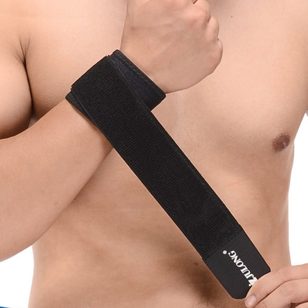 Doppellagige, verstellbare kompressions-handgelenkbandage für basketball, badminton und tennis