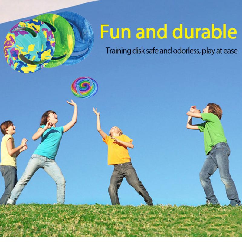 3 Different Color Flexible EVA Plate Flying Discs Can Choose Soft Outdoor Spin Disk In Catching Game Folding Boomerang