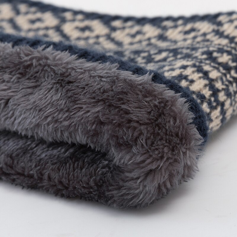 Gebreide sjaals outdoor ski klim sjaal snood sjaal dikke nekwarmer ringsjaal wintersjaal kraag sjaals plus fluweel