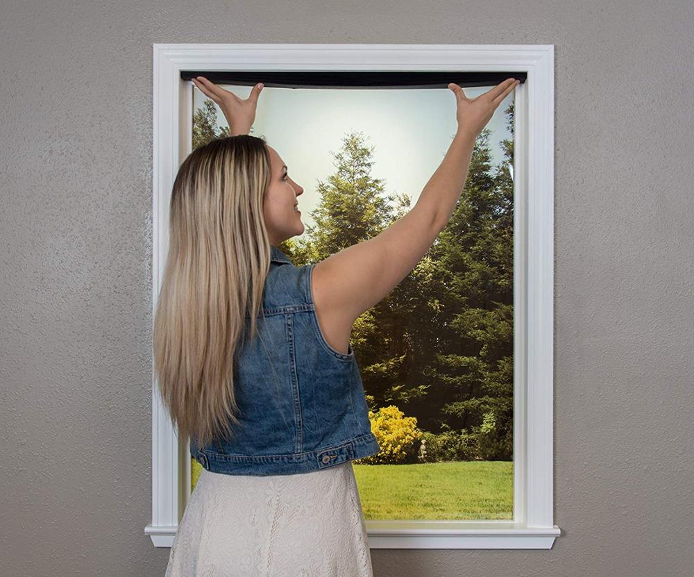 Black self-adhesive pleated blinds blackout window 90x180CM