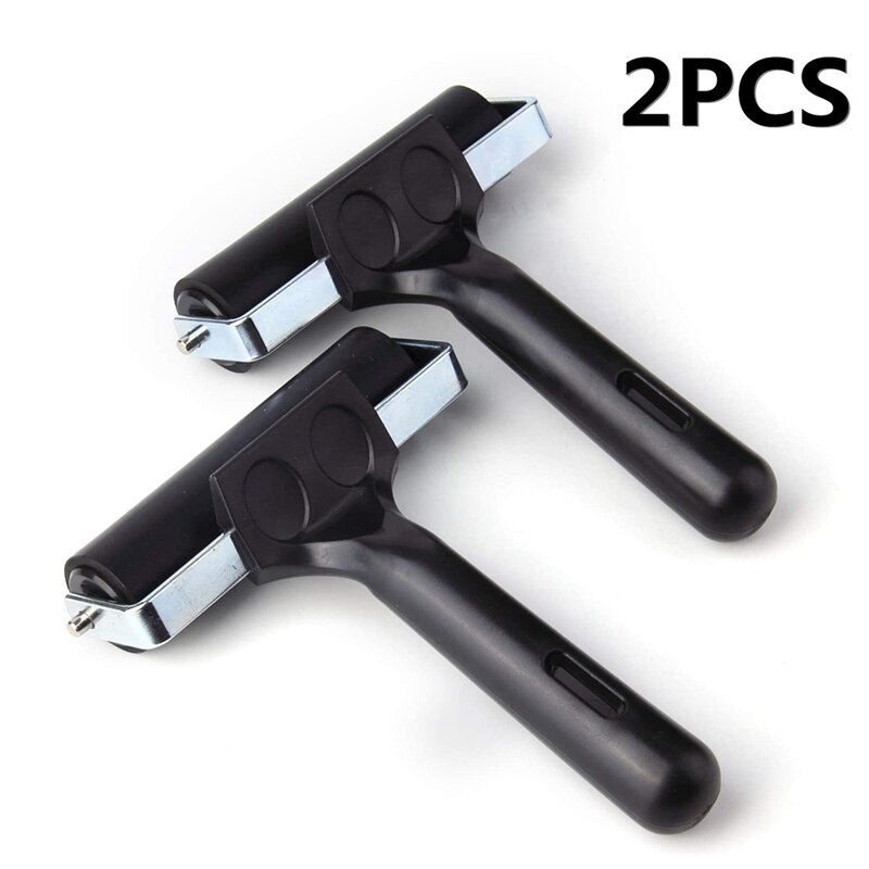 2 Stuks 4-Inch Rubber Rem Roller Soft Rubber Rem Rubber Drum Kwast Inkt Applicator Art Craft Stempelen gereedschap