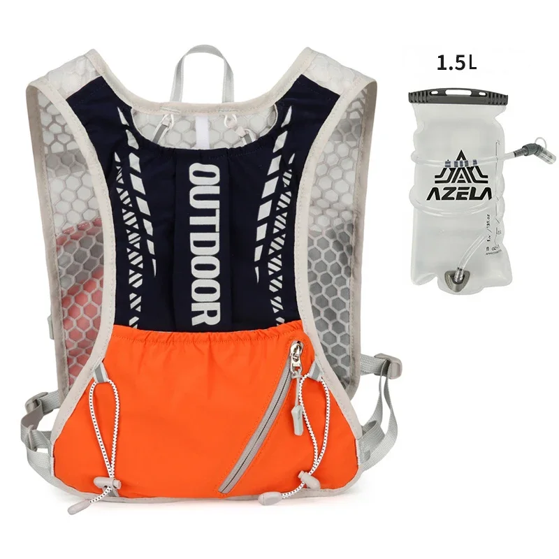 Hardlopen Hydraterend Vest Rugzak Fietsen Hydraterende Rugzak Wandelen Marathon Hydraterend Met 1.5L Waterzak 500ml Waterfles: paarse kleur