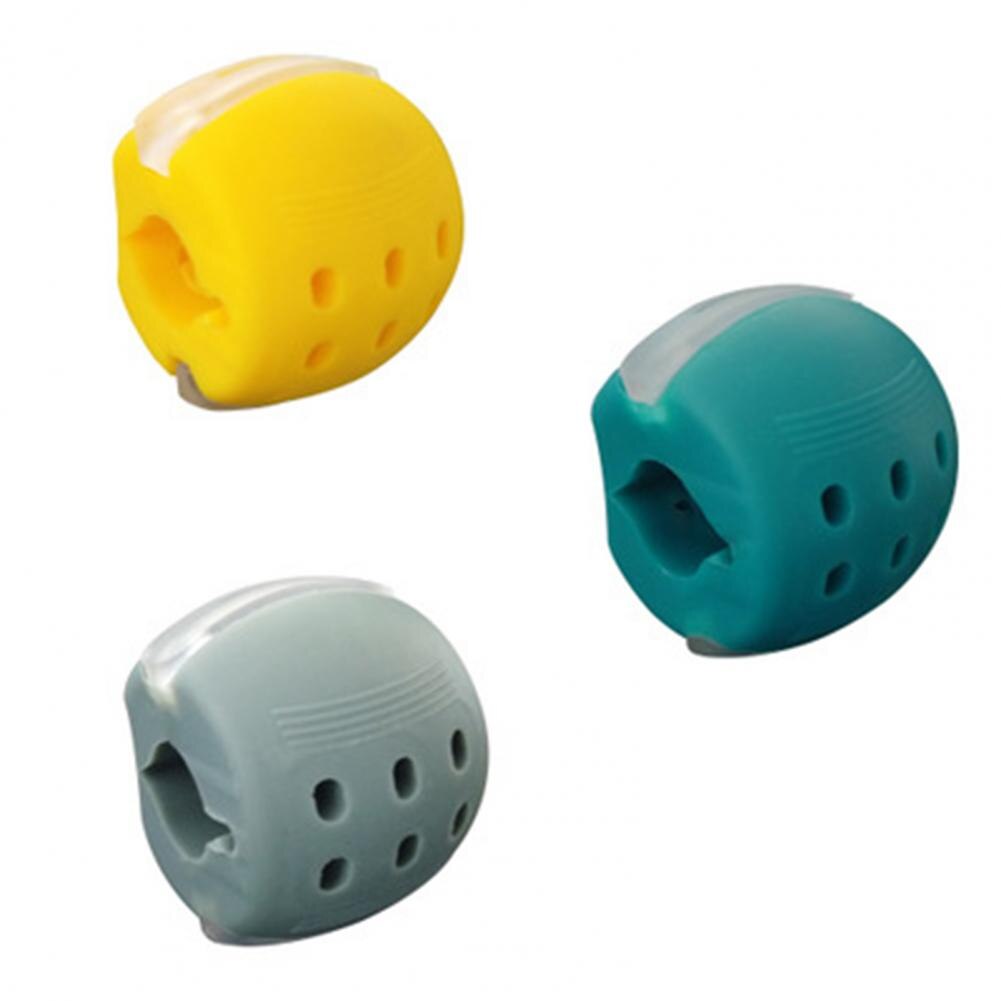 Dispositif d'exercice de mâchoire en silicone de alimentaire, balle d'entraînement musculaire à mâcher faciale