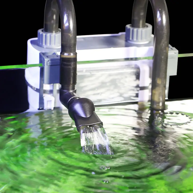 Aquarium Wasserfall Filter Aquarium Externe Wasserpumpe Zauberstab-montiert Kleine Zirkulation Filter Elektrische Entfernen Öl Film Kanister
