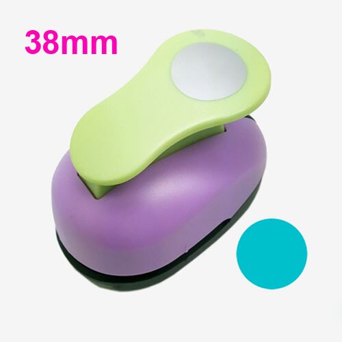 Perforadora circular de espuma EVA para manualidades, cortador de papel geométrico para escuela, con agujeros redondos, de 15mm-71mm,: 38mm circle
