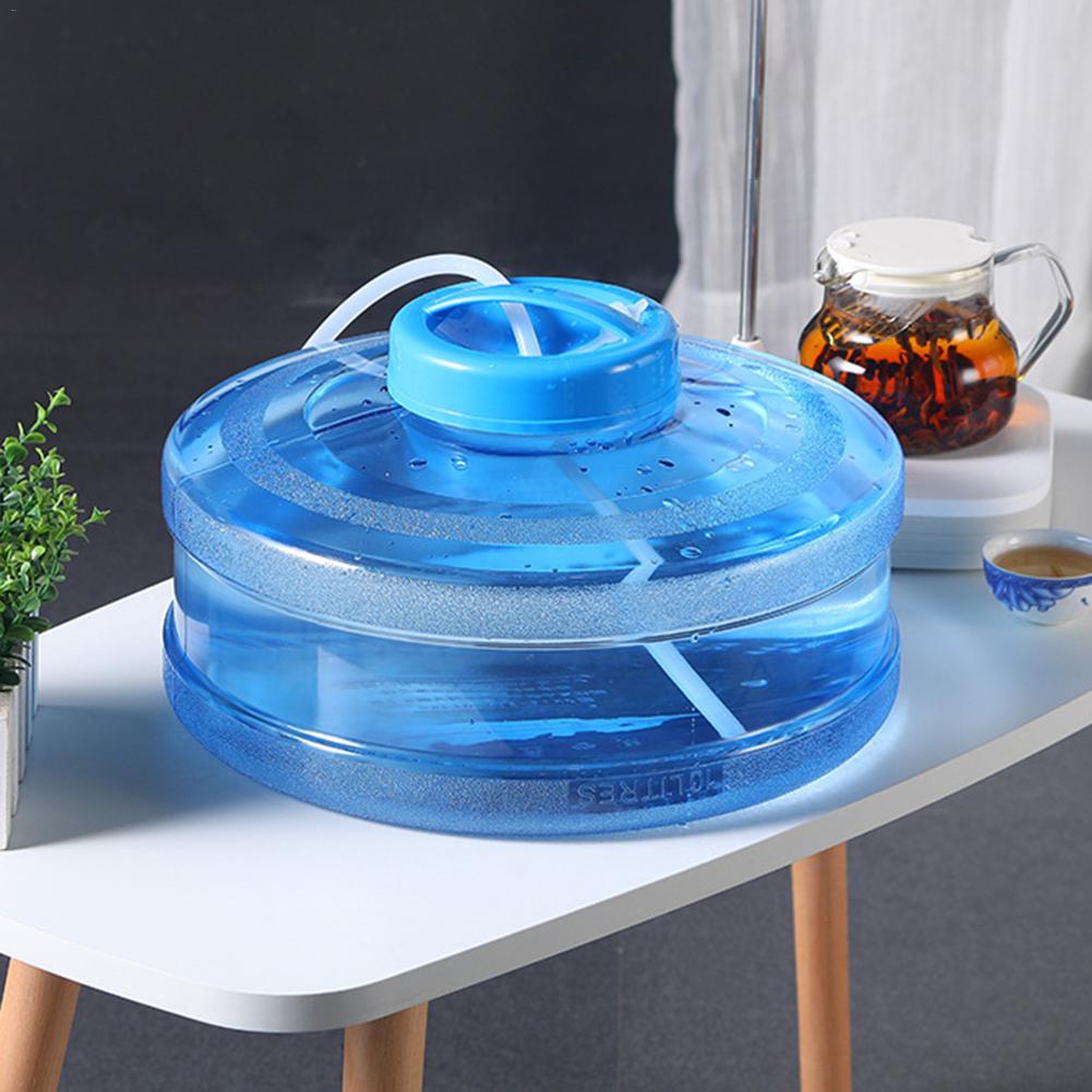 10L Water Container PC Water Tank Camping Water Pump Bucket Food Grade Outdoor Hiking Supplies