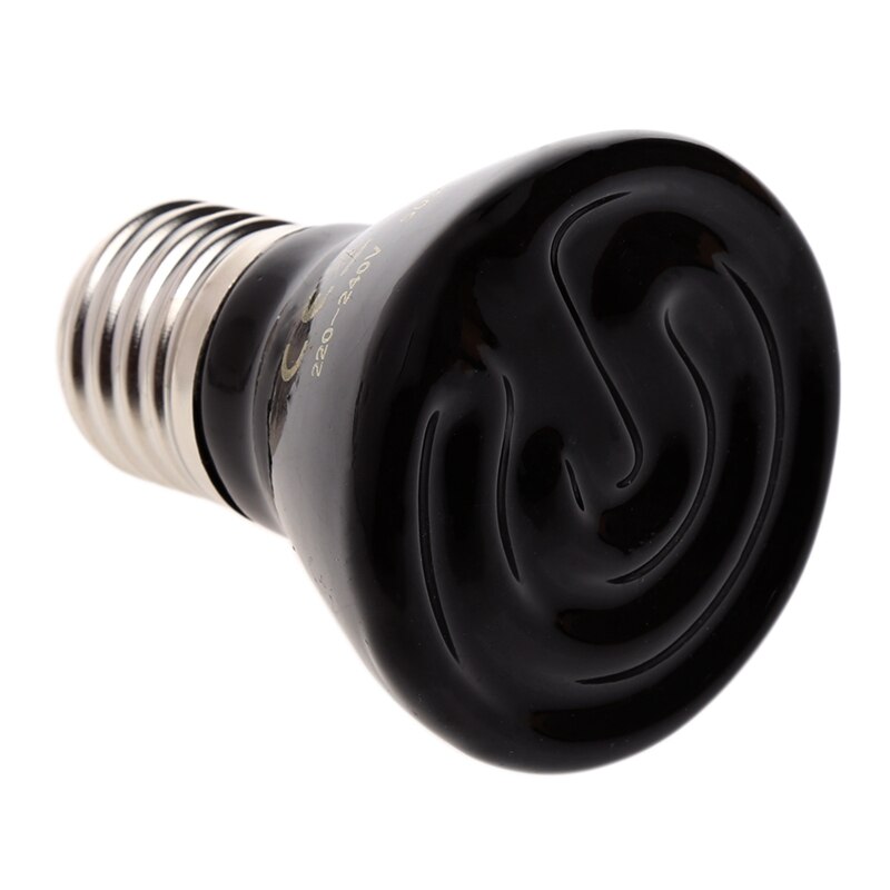 Mini lámpara calefactora de cerámica, 220V, bombillas de calefacción por infrarrojos lejanos