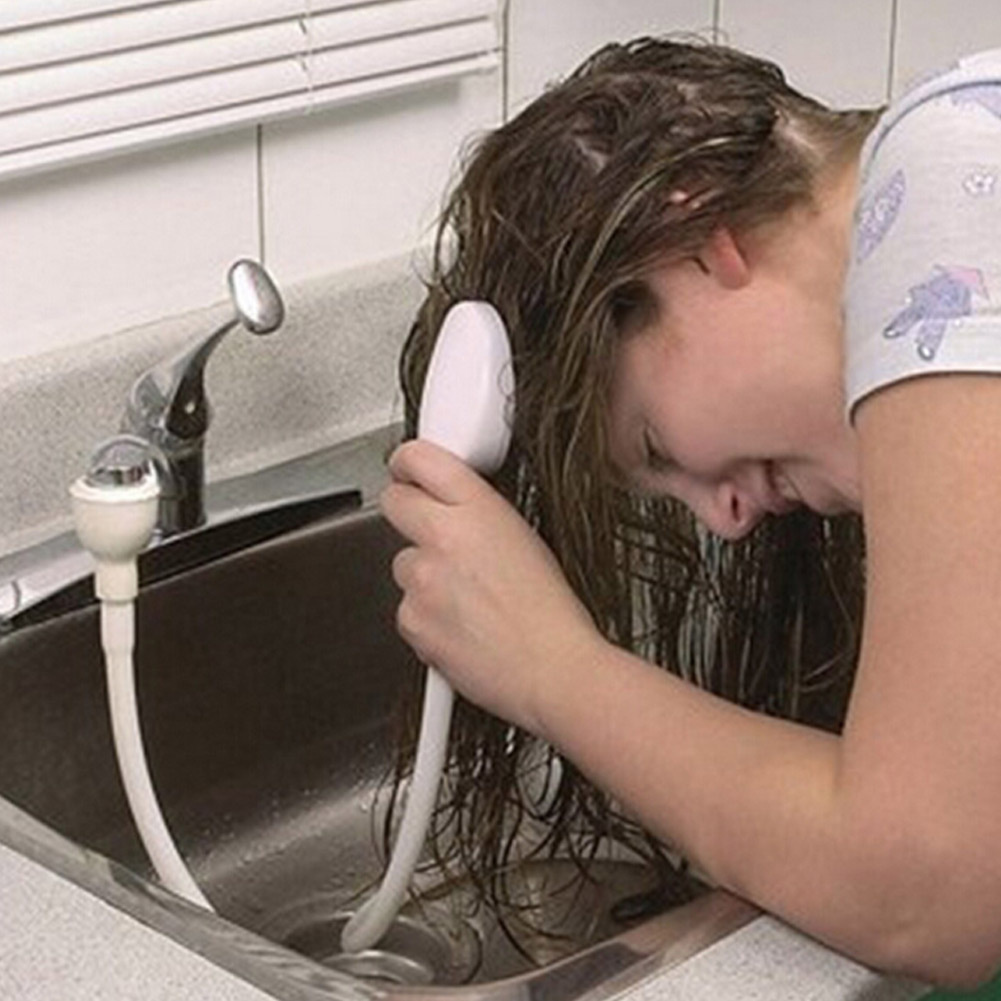 Pet Shower Sprayer Slip On Hose Portable Shower Head Dog Sprayer for Tub Faucet BJStore