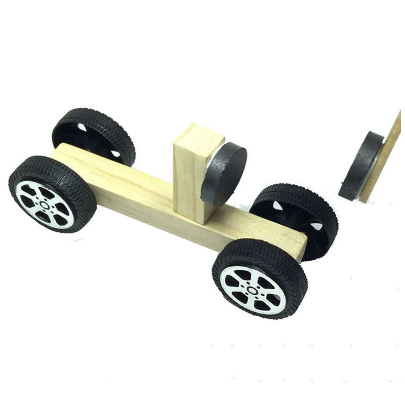 Carro magnético de brinquedo para estudantes, criativo, inven, ciência, tecnologia, física, experimento, educação, faça você mesmo