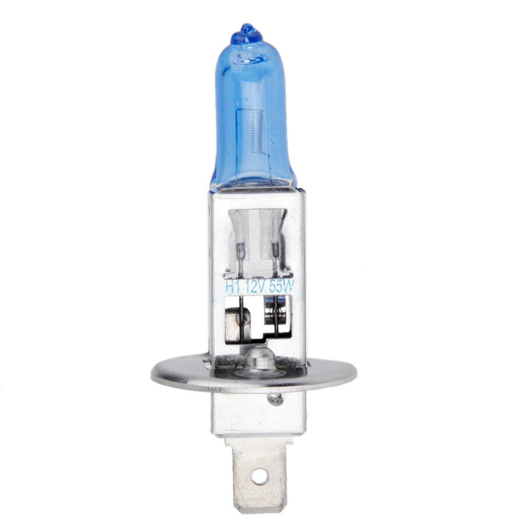 Generic H1 6000K Xenon Gas Halogen Headlight White Light Lamp Bulbs 55W 12V