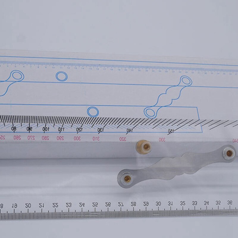 Marine Ruler Parallel Ruler Nautical Charts Parallel Ruler Mapping Points to Pull Parallel Ruler 450MM