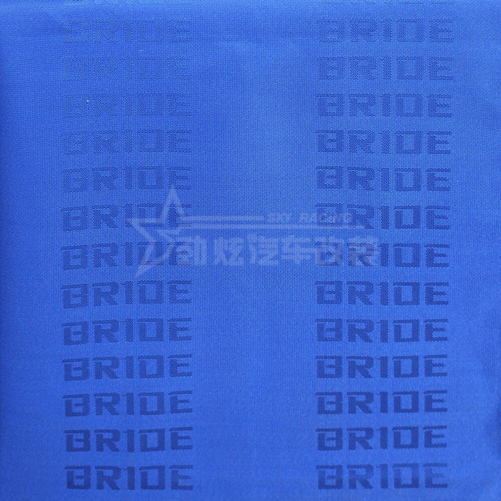 BRIDE-tela para asientos de coche de carreras, tela modificada JDM, accesorio Interior, Material de decoración para todos los coches, 1m x 1,6 m: BLUE BRIDE