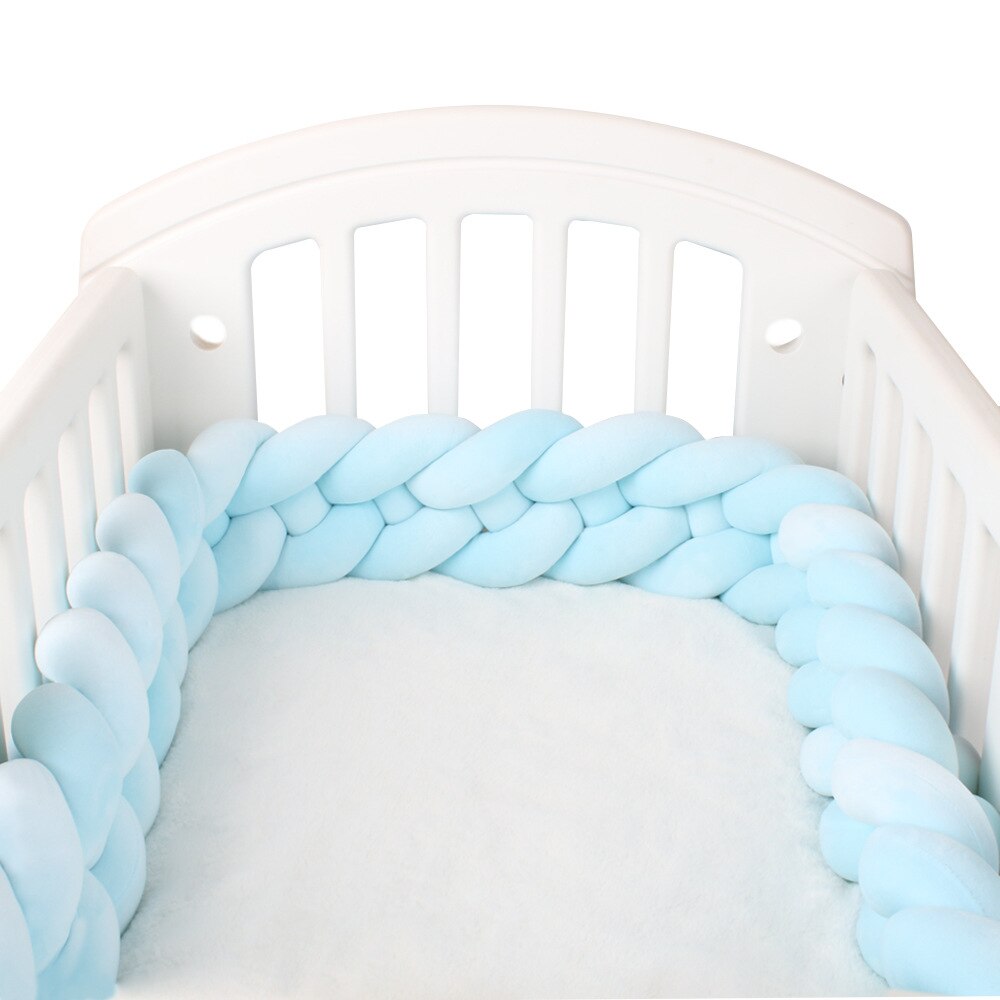 220CM nordisch Babybett flechten Stoßstange Art Zimmer Baby Bett umgeben Seite Beschützer freundlicher Schlafzimmer Dekoration Tour De zündete bebe Tresse: 19-220CM