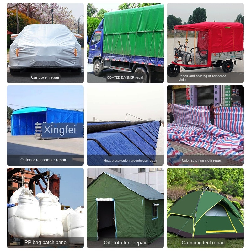 Flugzeug Reparatur Spezielle Klebebänder Super Starke Flugzeug Band Wasserdichte PVC Faser Reparatur Leck Patch Spezielle Reparatur Band