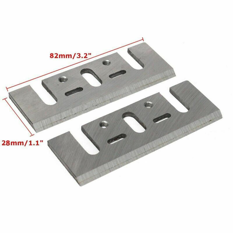 Lot de 4 lames de rabot en bois durable HSS, 319 x 18 2 x 3 Lot de 4 lames de rabot en bois durable HSS, 319 x 18 2 x 3