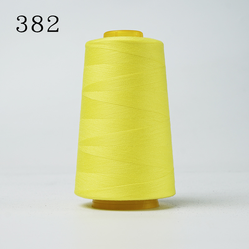3000Yards 40S/2 100% Polyester Garen Naaigaren Roll Machine Hand Borduren Duurzaam Voor Thuis Naaien Accessoires: SA210052-4-Yellow