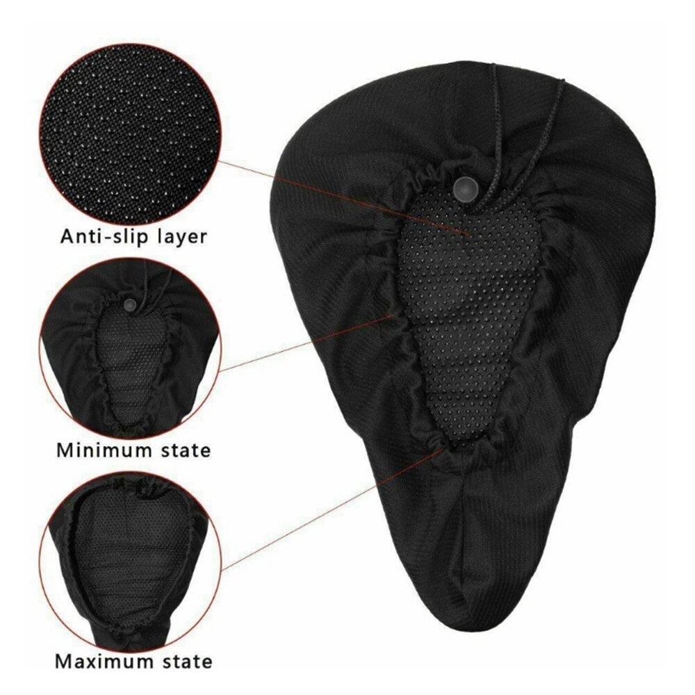 Funda suave de Gel para asiento de bicicleta, funda suave de Gel para asiento de bicicleta, asiento de bicicleta, cojín para asiento, cojín para accesorios de bicicleta, funda para SILLÍN de bicicleta #40