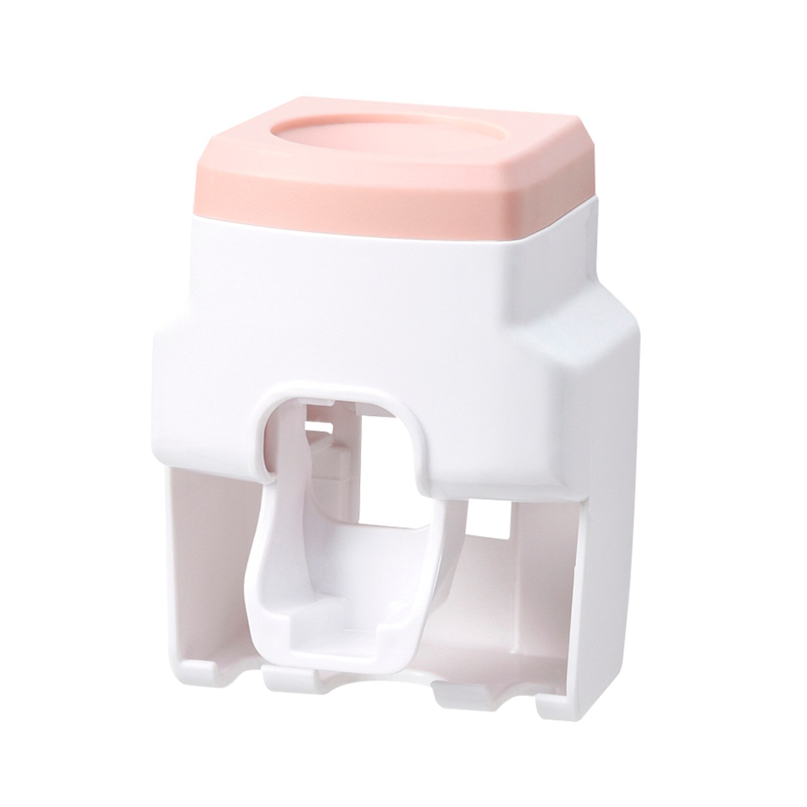 Wall Mounted Automatic Toothpaste Dispenser Squeezers Bathroom Accessories Toothpaste Rack dispensador pasta dientes: Pink
