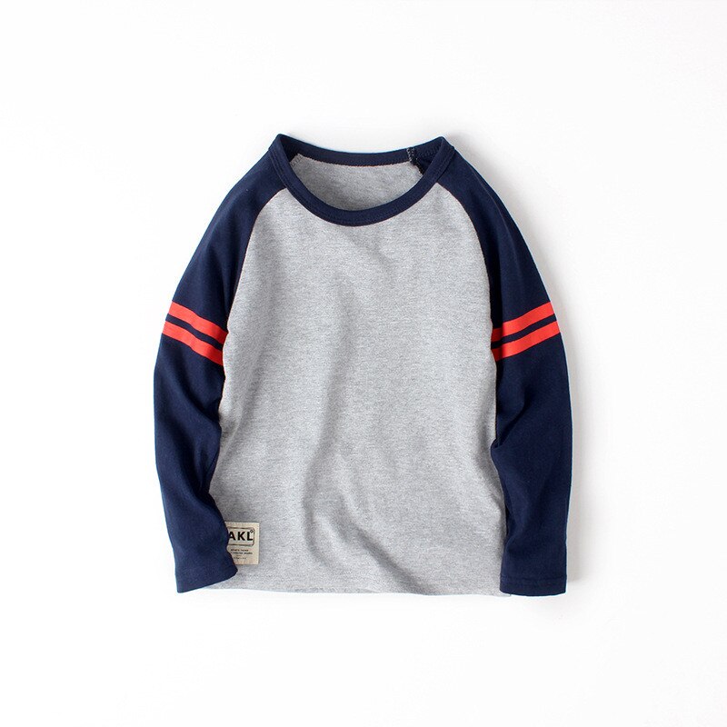 Herfst Jongens T-shirt Meisjes Tops Met Lange Mouwen Kleding Voor Kinderen 5-16 Jaar Katoen Peuter Shirts Kinderkleding Tee Shirt: 1 pcs gray / 10T-11T(150)