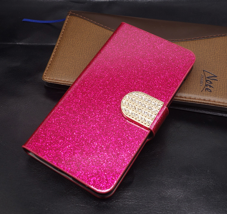 Für Alcatel 1 S Fall Alcatel1S Flip Brieftasche PU Leder Telefon Fall Für Alcatel 1 S 5024D 5024Y 5024K 1 S Zurück Abdeckung: Rose With Diamond