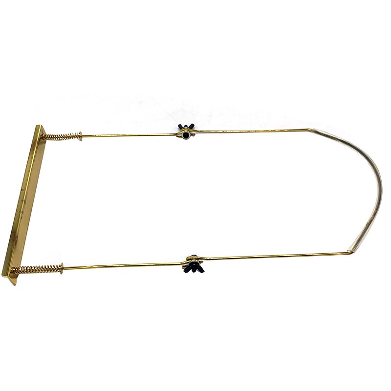 Professionele Harmonica Hals Holder Verstelbare Geschikt 24 Hole Rack Mount Stand Goud