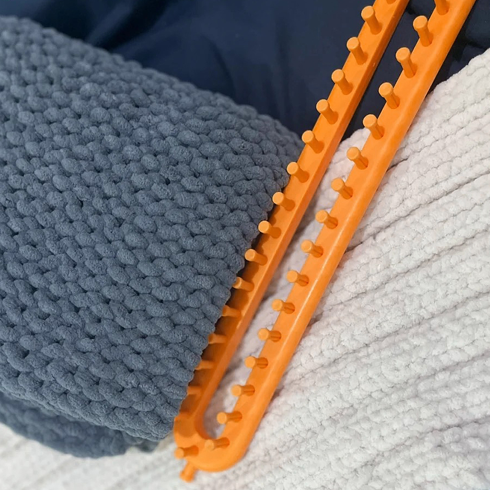 1 Juego de bufanda tejida rectangular DIY, telar de tejer hecho a mano, bufanda, suéter, sombrero, chal, costura, herramienta de tejido artesanal hecho a mano