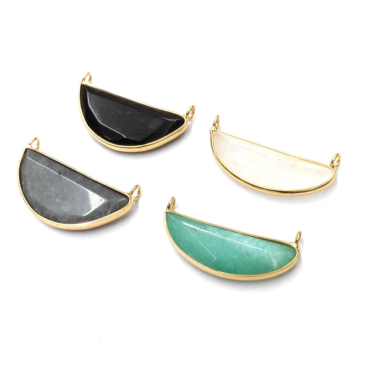 Natürliche Stein Achate Anhänger unregelmäßige bilden Reize Anhänger für Schmuck Machen DIY Halskette Zubehör Größe 11x32 mm-14x32 mm