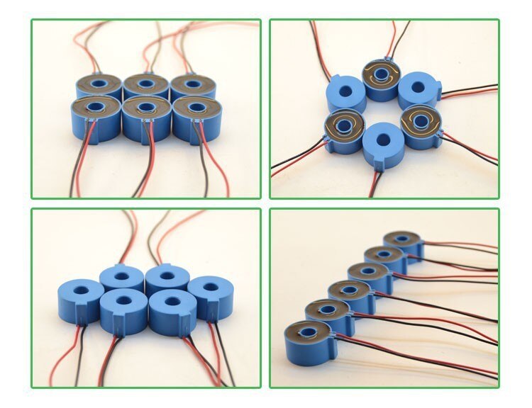 10 stks Standaard micro huidige transformator 20A/20mA huidige sensor uitgang lood