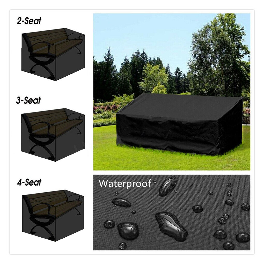 2/3/4 seats Sofa Dust Cover Waterproof Outdoor Patio Couch Chair Lounge Slipcover Shade Oxford Cloth Furniture Protector