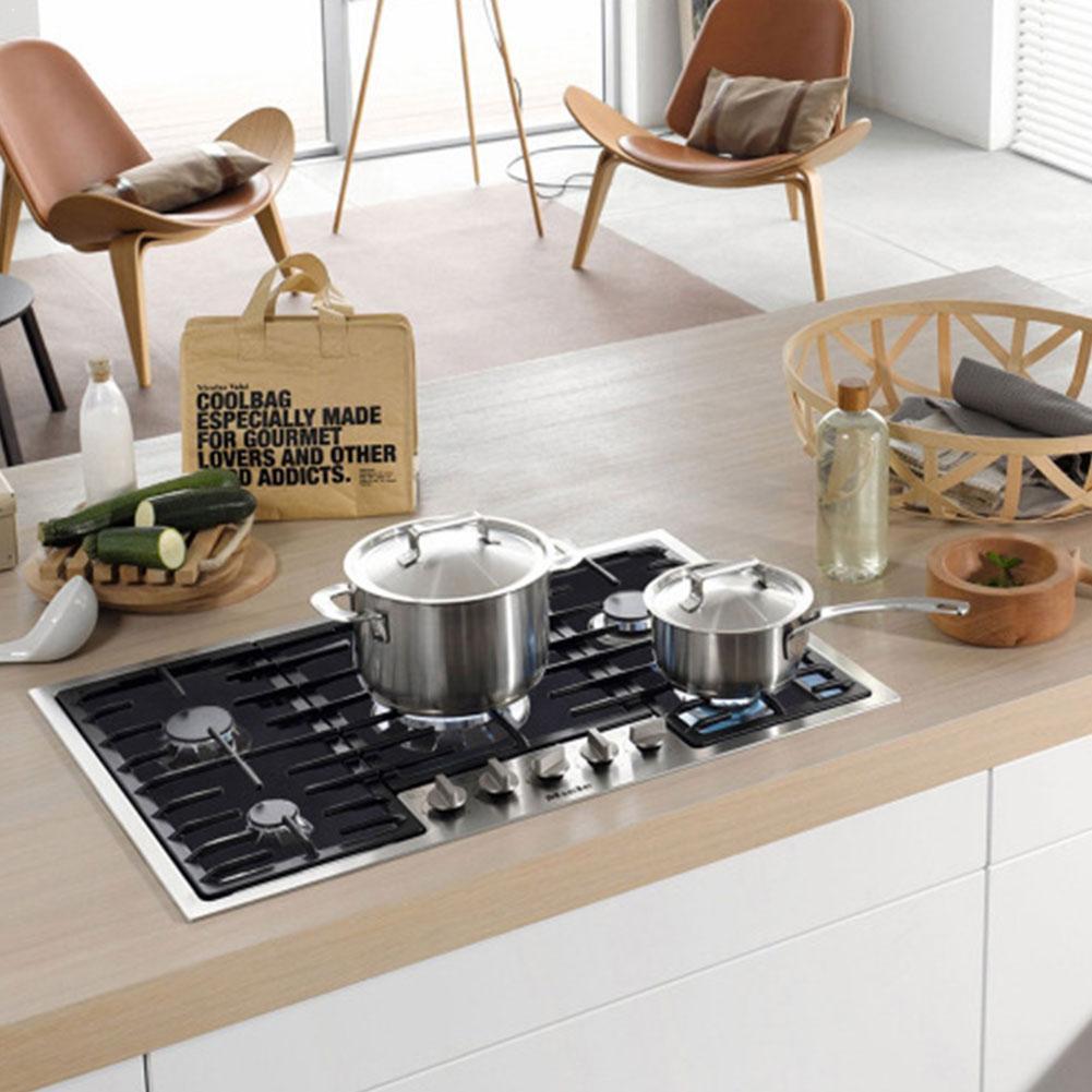 4 Pieces / Sets Of Reusable Gas Stove Protective Film Kitchen Pad Gas Stove Cleaning Liner Accessories F4L6